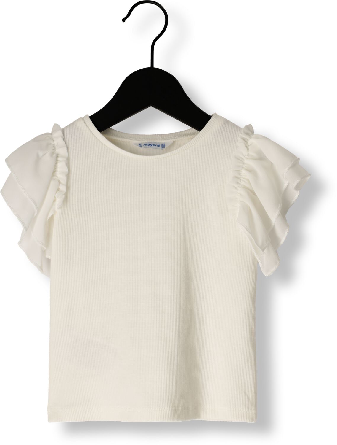 MAYORAL Meisjes Tops & T-shirts S s Shirt Gebroken Wit