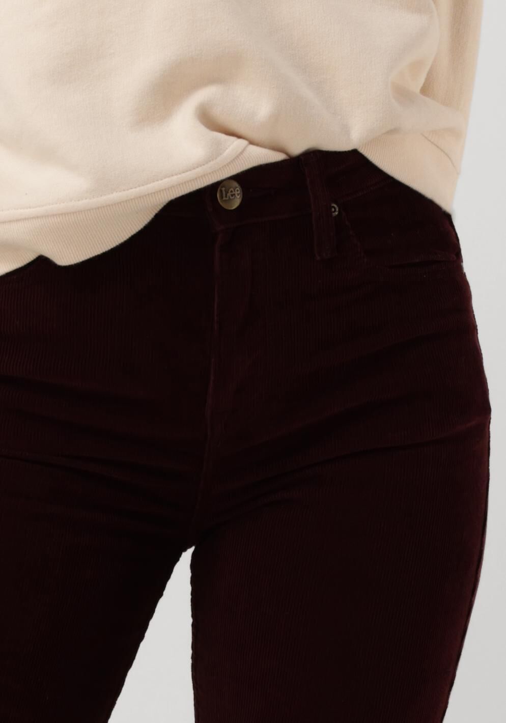 LEE Dames Jeans Breese Bordeaux