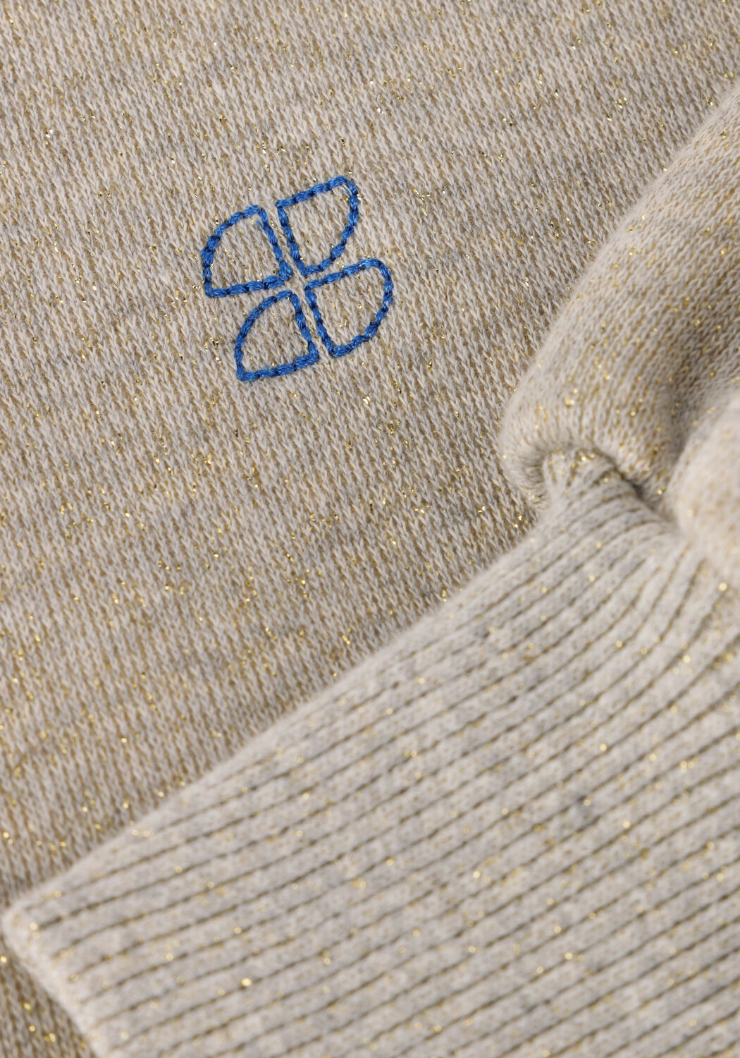 Grijze BY-BAR Sweater BODIL SPARKLE SWEATER - large