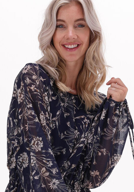 Donkerblauwe SEMICOUTURE Midi jurk Y2WS23 - large