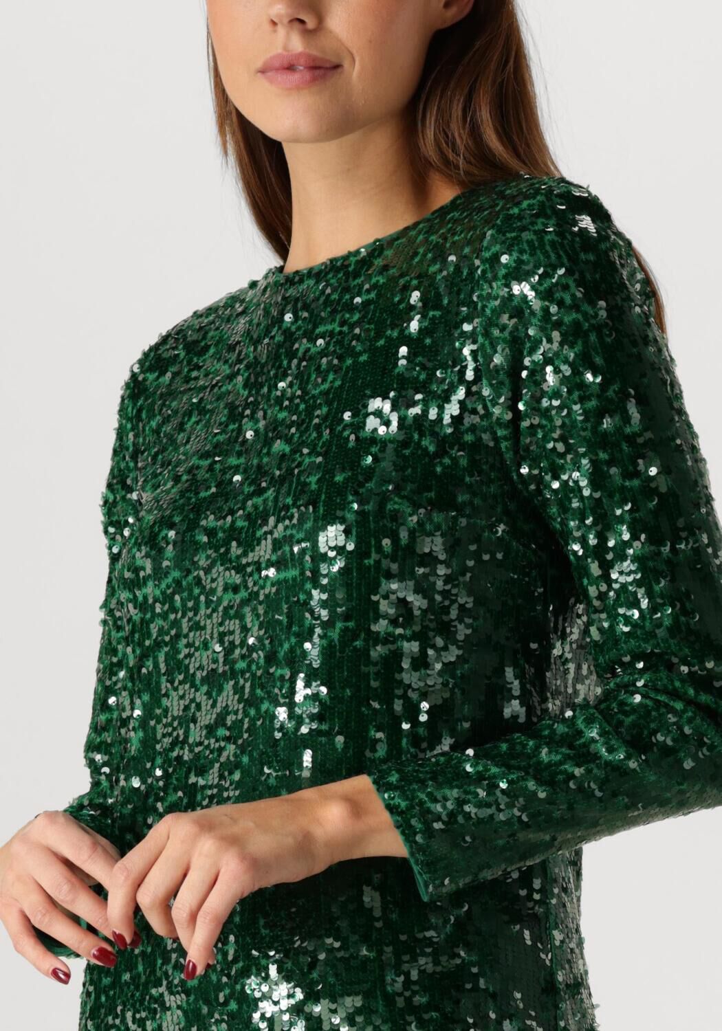 SUNCOO Dames Jurken Carlota Glitter Groen