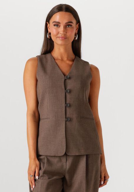 Bruine MSCH COPENHAGEN Gilet MSCHROSINA MICHELLE WAISTCOAT - large