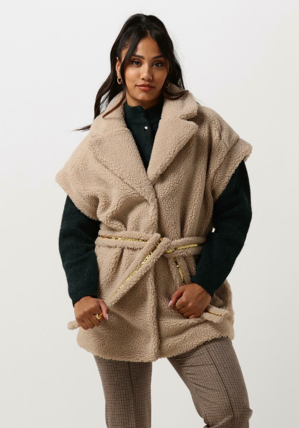 Goosecraft Stijlvolle Riley Vest voor Dames Beige Dames