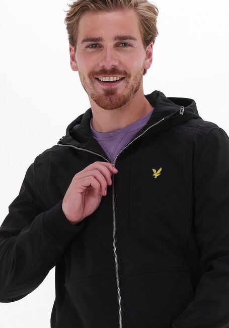 Zwarte LYLE & SCOTT Jack SOFTSHELL JACKET - large