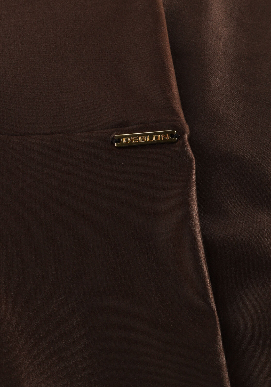 Bruine DEBLON SPORTS Legging SHINE LEGGINGS HIGH WAISTBAND - large