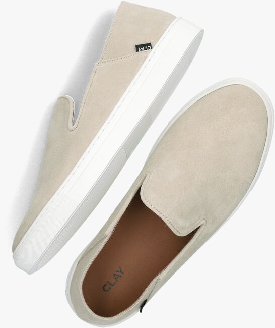 Beige CLAY Loafers SHN2311 - large