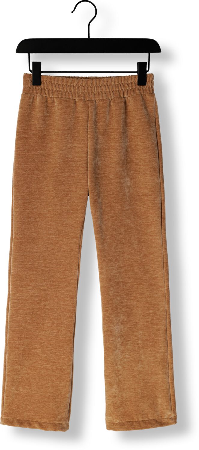 NONO Meisjes Broeken Sady Velvet Flared Pants Taupe