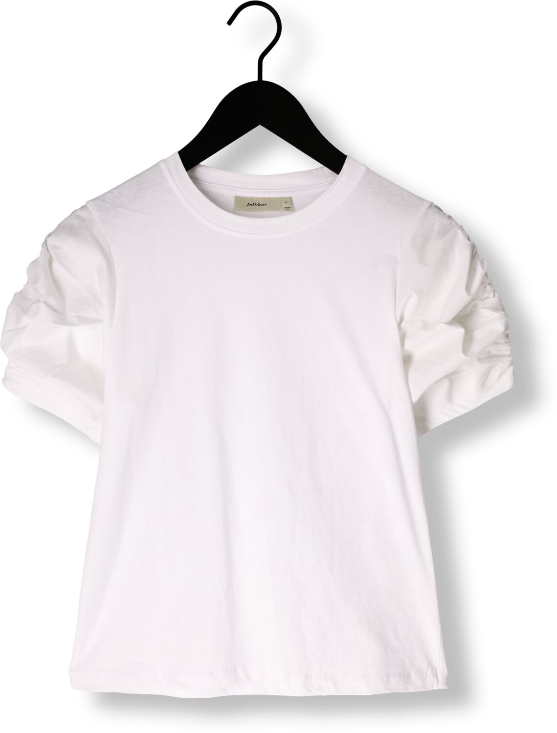 INWEAR Dames Tops & T-shirts Payanaiw Woven Trim Shirt Wit