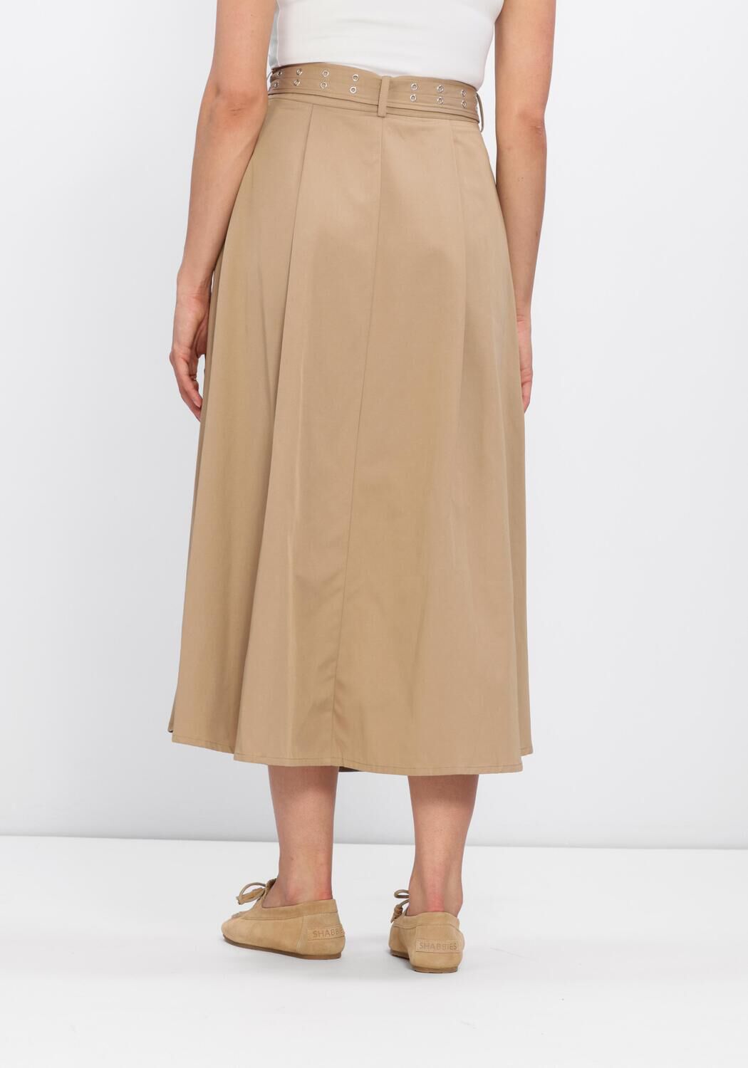 Camel Y.A.S. Rokken YASTIMALA HW LONG TRENCH SKIRT - large