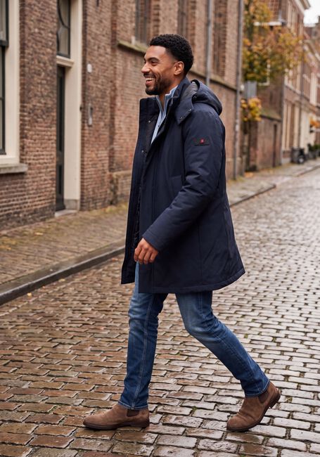 Donkerblauwe PEUTEREY Parka's KRUGER TJ GRS 02 - large