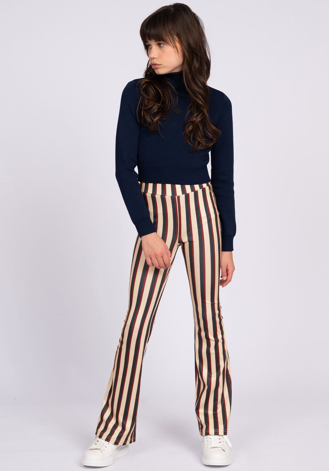 Multi NIK & NIK Flared broek STRIPED FLARED PANTS - large