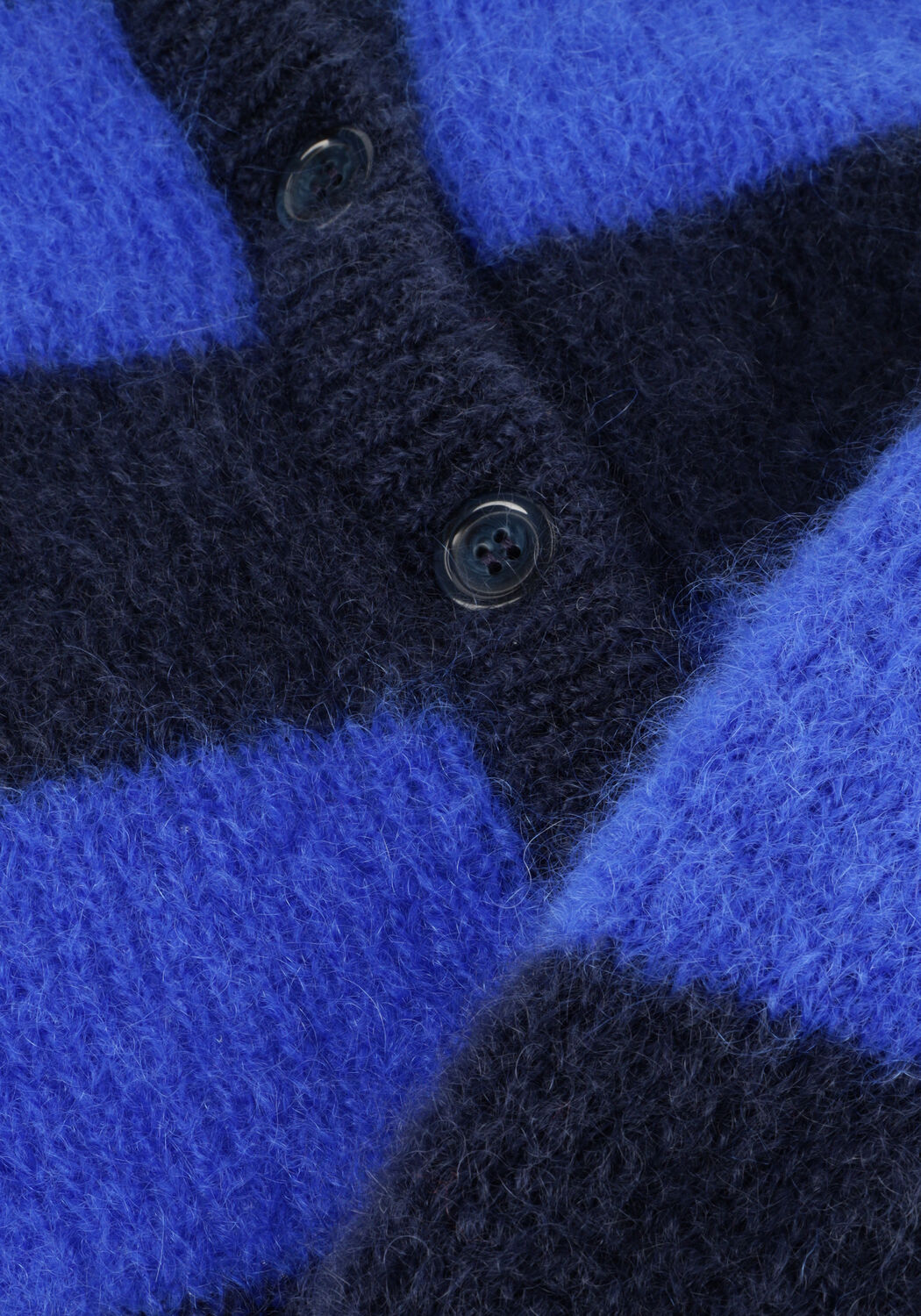 Blauwe BY-BAR Vest SIAN STRIPE CARDIGAN - large