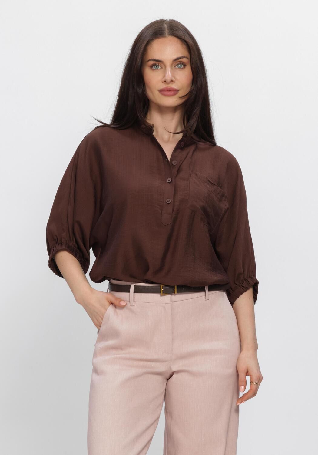 Bruine MINUS Blouses MSBARBARA BLOUSE - large