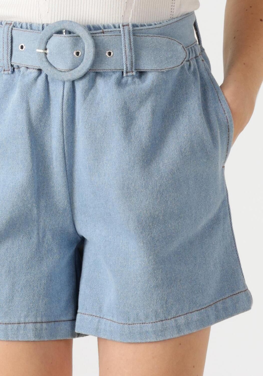 EST'SEVEN Dames Broeken Trinity Short Lichtblauw
