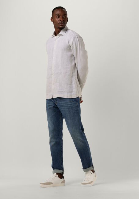 Bruine GENTI Casual overhemd LINNEN S7054-1120 - large
