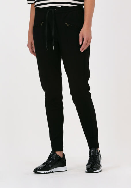 Zwarte SUMMUM Flared broek TROUSERS PUNTO MILANO - large