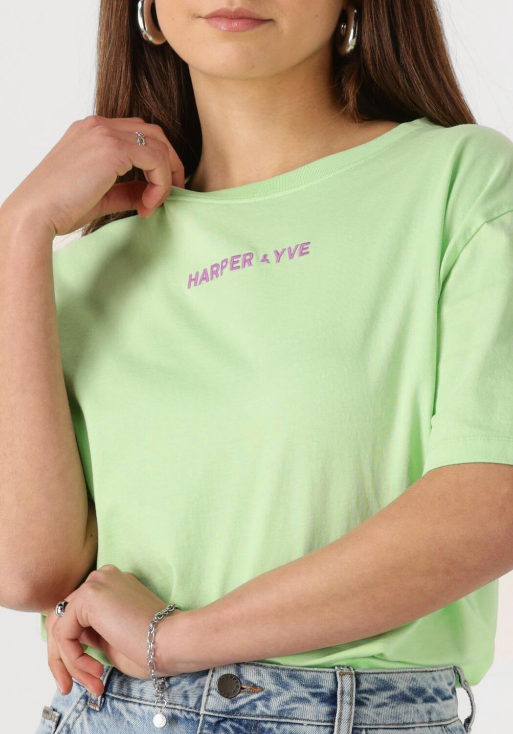 HARPER & YVE Dames Tops & T-shirts Embrace-ss Lime