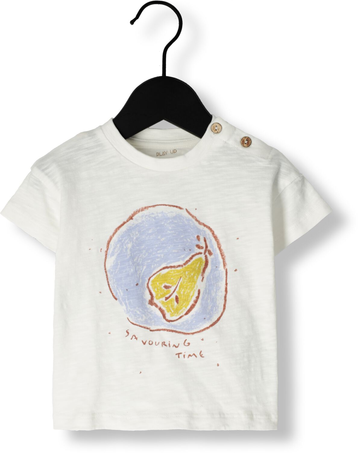 PLAY UP Jongens Polo's & T-shirts Flame Jersey T-shirt Wit