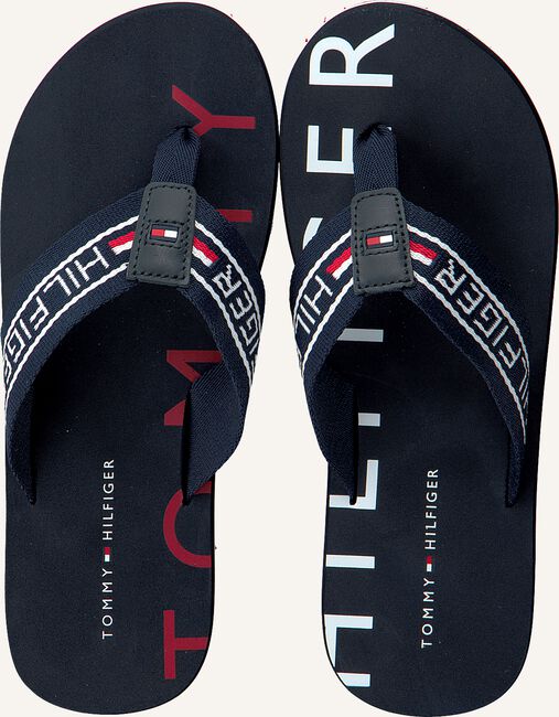 Blauwe TOMMY HILFIGER Slippers SEASONAL STRIPE BEACH Blauwe TOMMY HILFIGER Slippers SEASONAL STRIPE BEACH - large