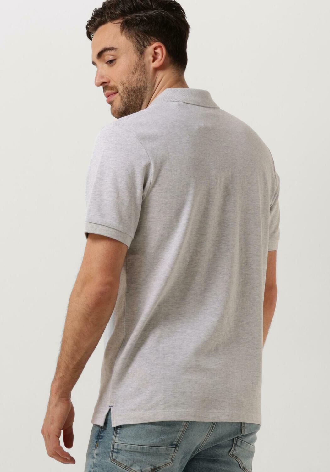 SCOTCH & SODA Heren Polo's & T-shirts Essentials Cotton Pique Polo Wit