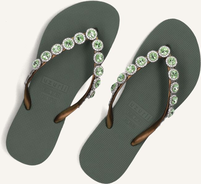 Groene UZURII Teenslippers BEATRIX Groene UZURII Teenslippers BEATRIX - large