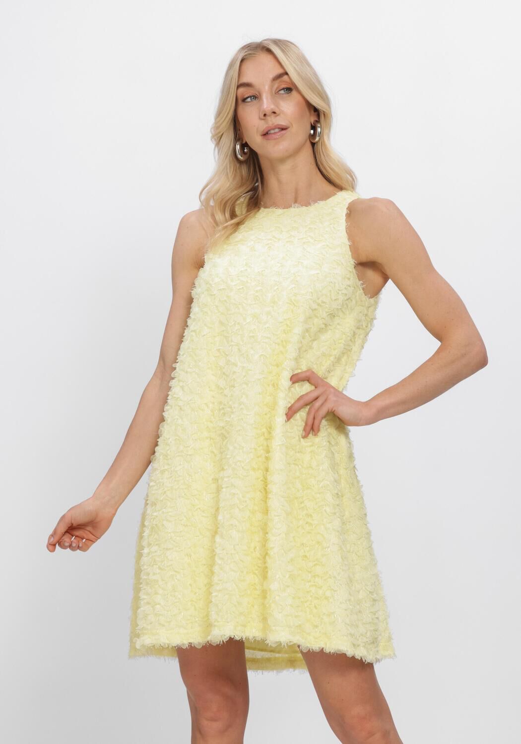Gele Y.A.S. Jurken YASCRIMO SL SHORT DRESS - large
