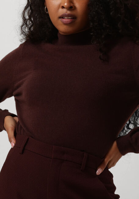 Bruine VANILIA Coltrui SHEER CASHMERE ROLLNECK - large