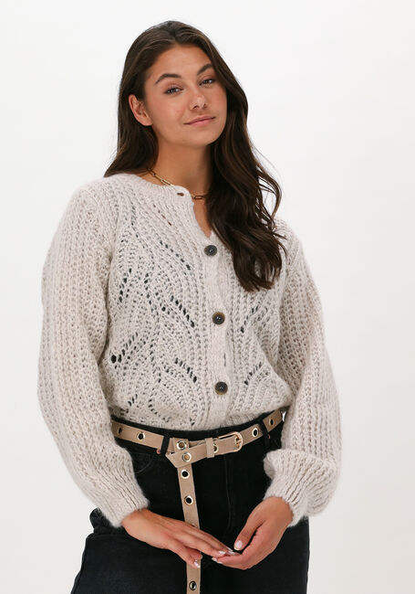 Ecru BY-BAR Vest JULIE CARDIGAN - large
