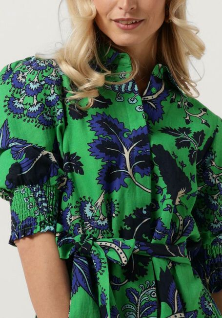 Groene EST'SEVEN Mini jurk ELISE DRESS - large