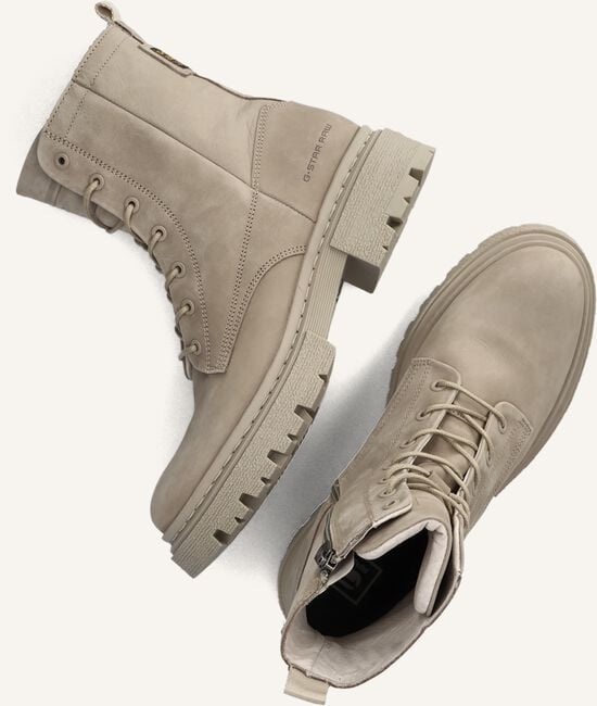 Taupe G-STAR RAW Veterboots KAFEY HGH LACE NUB W Taupe G-STAR RAW Veterboots KAFEY HGH LACE NUB W - large