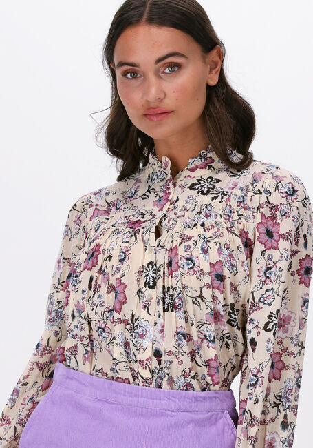 Paarse NEO NOIR Blouses SCARPA HERB S VOILE BLOUSE - large