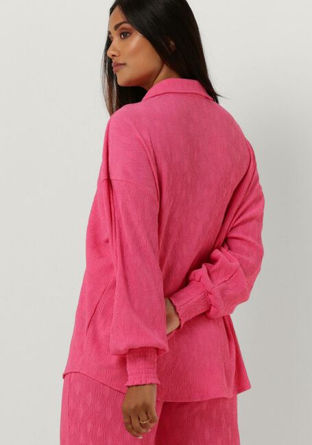 Fuchsia ALIX THE LABEL Blouses LADIES WOVEN OVERSIZED PLISSE BLOUSE - large