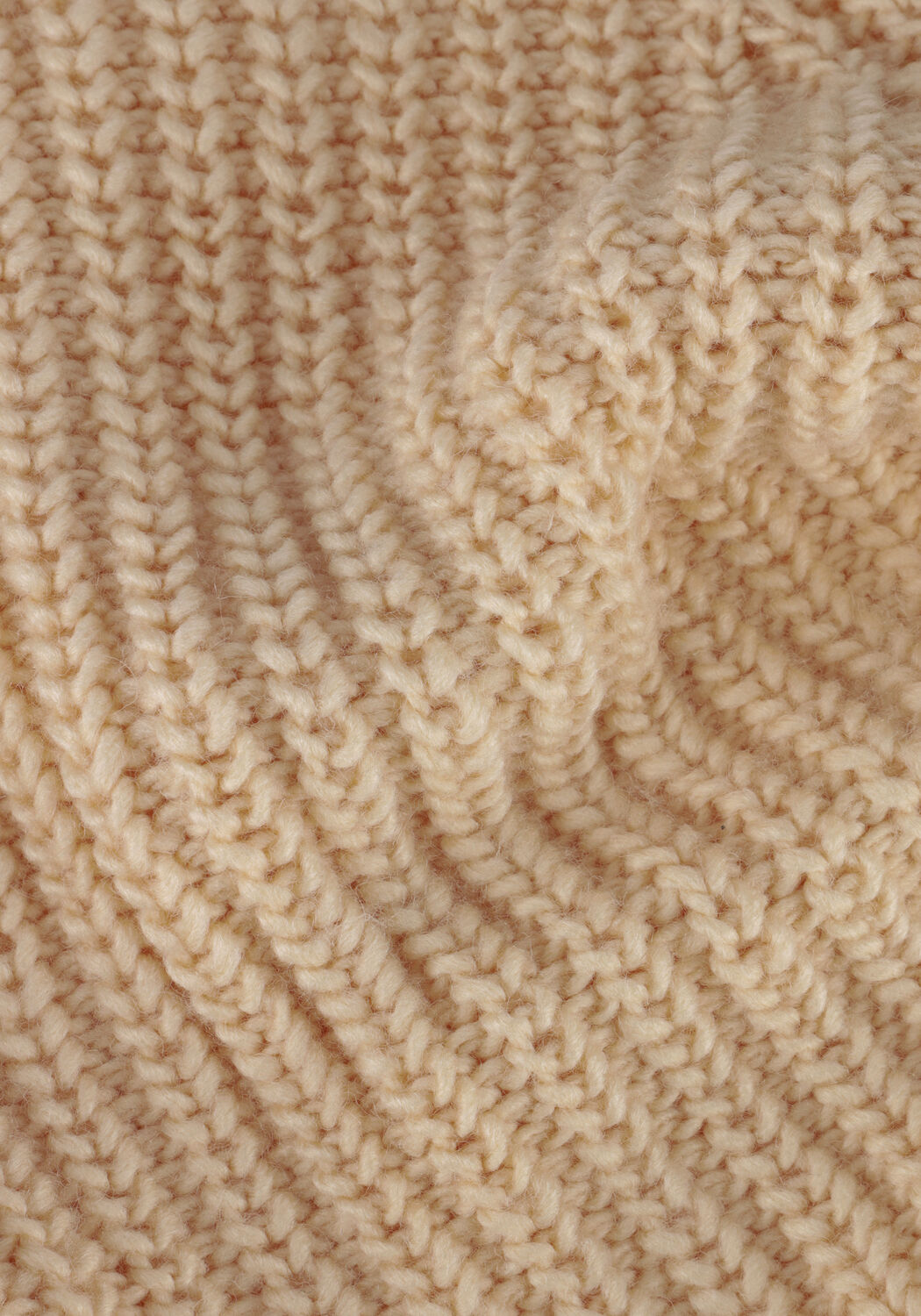 Beige OBJECT Trui JAMALIA L/S KNIT - large