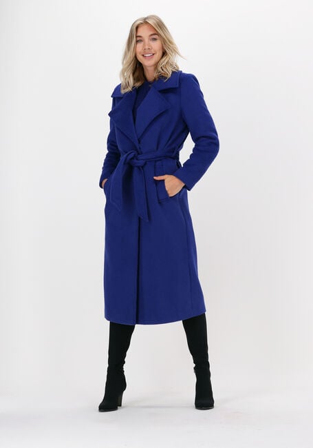 Paarse JUST FEMALE Mantel CLOSED SOLID COAT - large