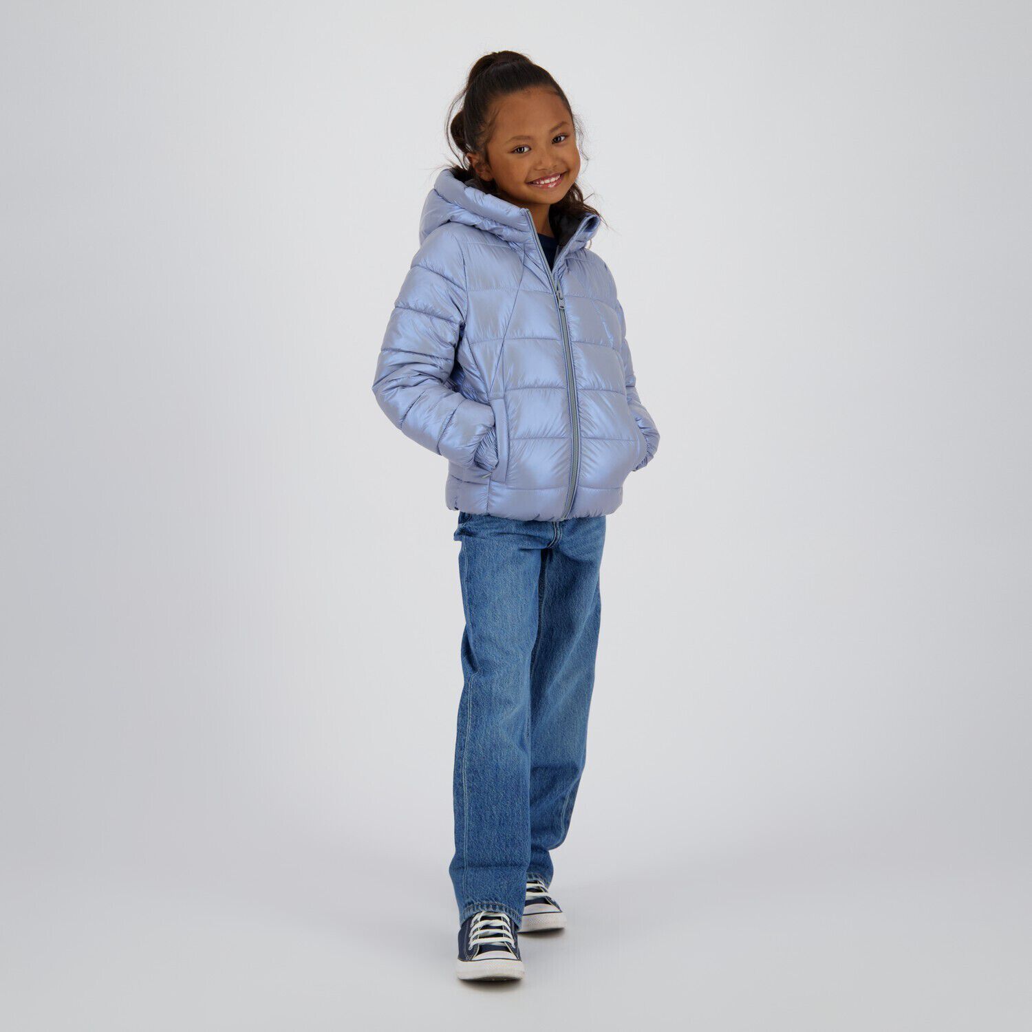 Lichtblauwe VINGINO Gewatteerde jas TIANNA - large