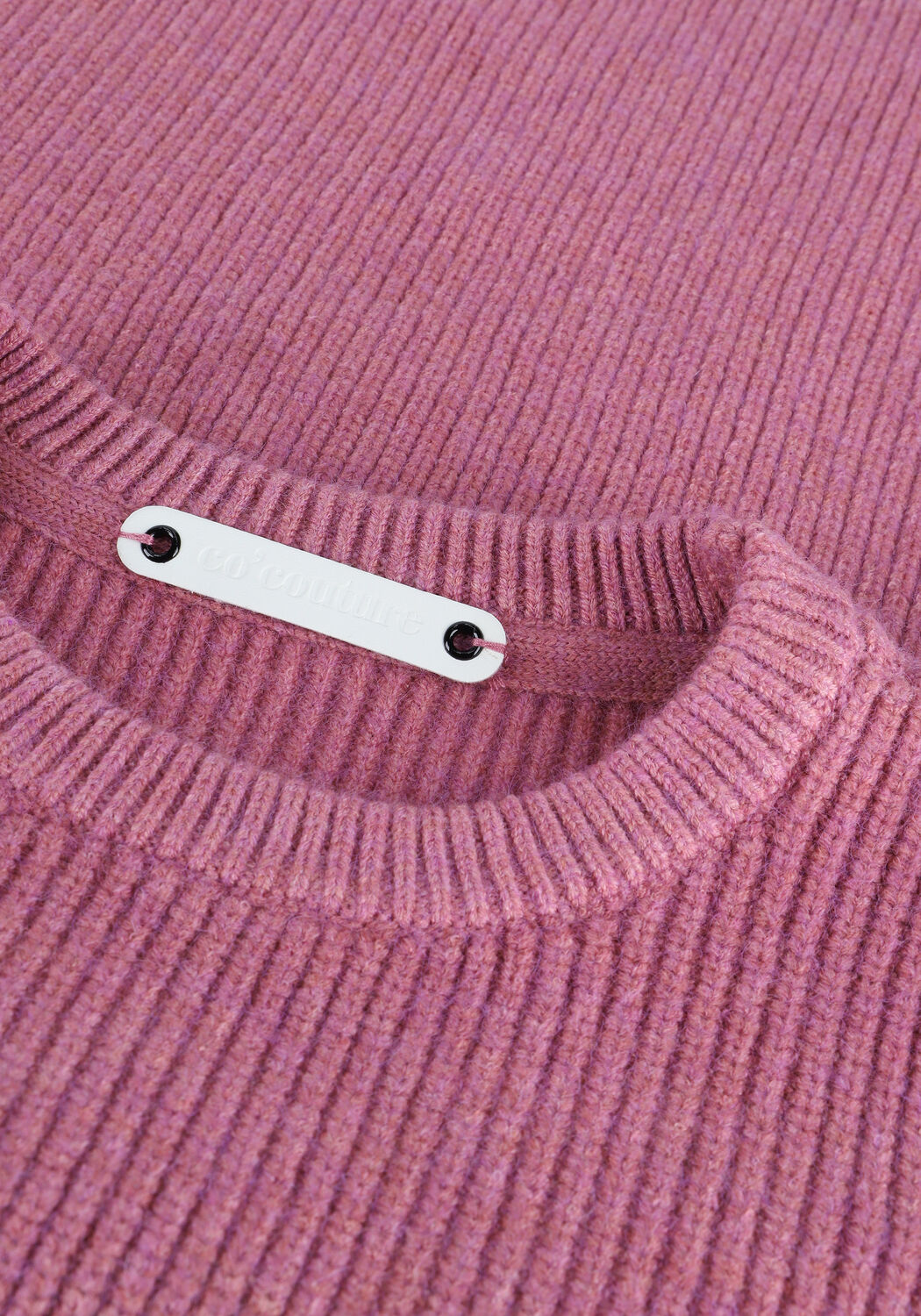 Roze CO'COUTURE Trui ROW PUFF KNIT - large