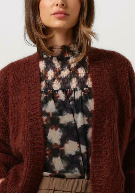 Rode SUMMUM Vest OVERSIZED CARDIGAN MOHAIR BLEND KNIT - large
