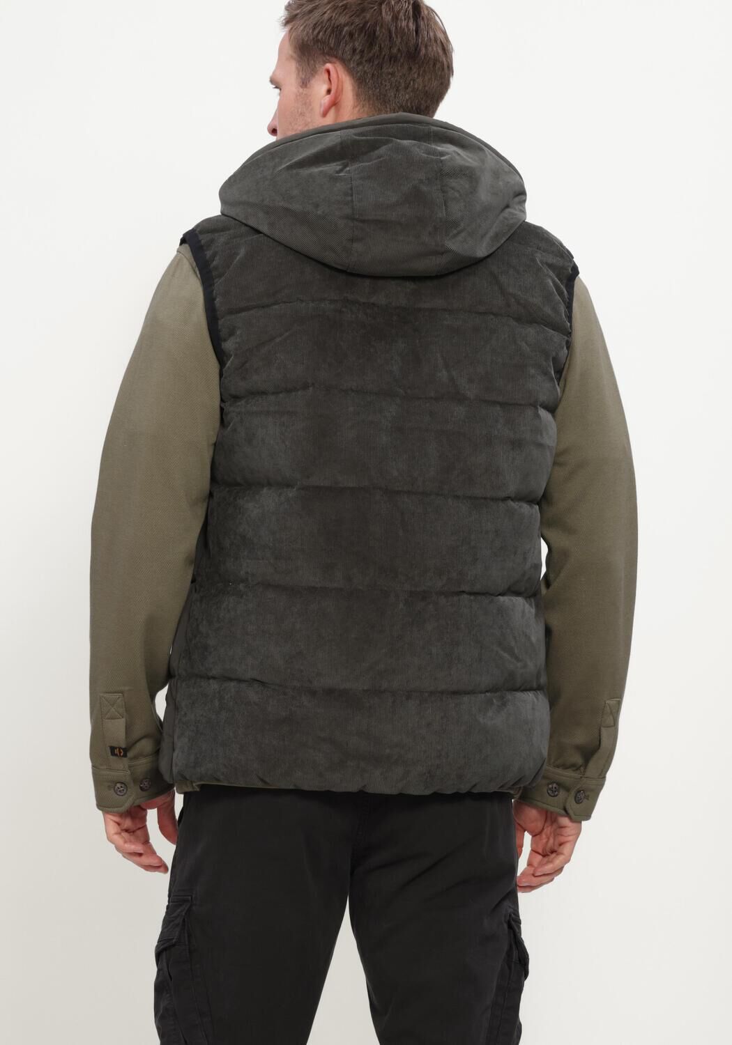 Donkergroene PME LEGEND Bodywarmer BODYWARMER GOBBLER BW MIX FABRIC - large