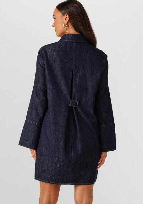 Donkerblauwe SECOND FEMALE Mini jurk DERA DENIM TUNIC DRESS - large