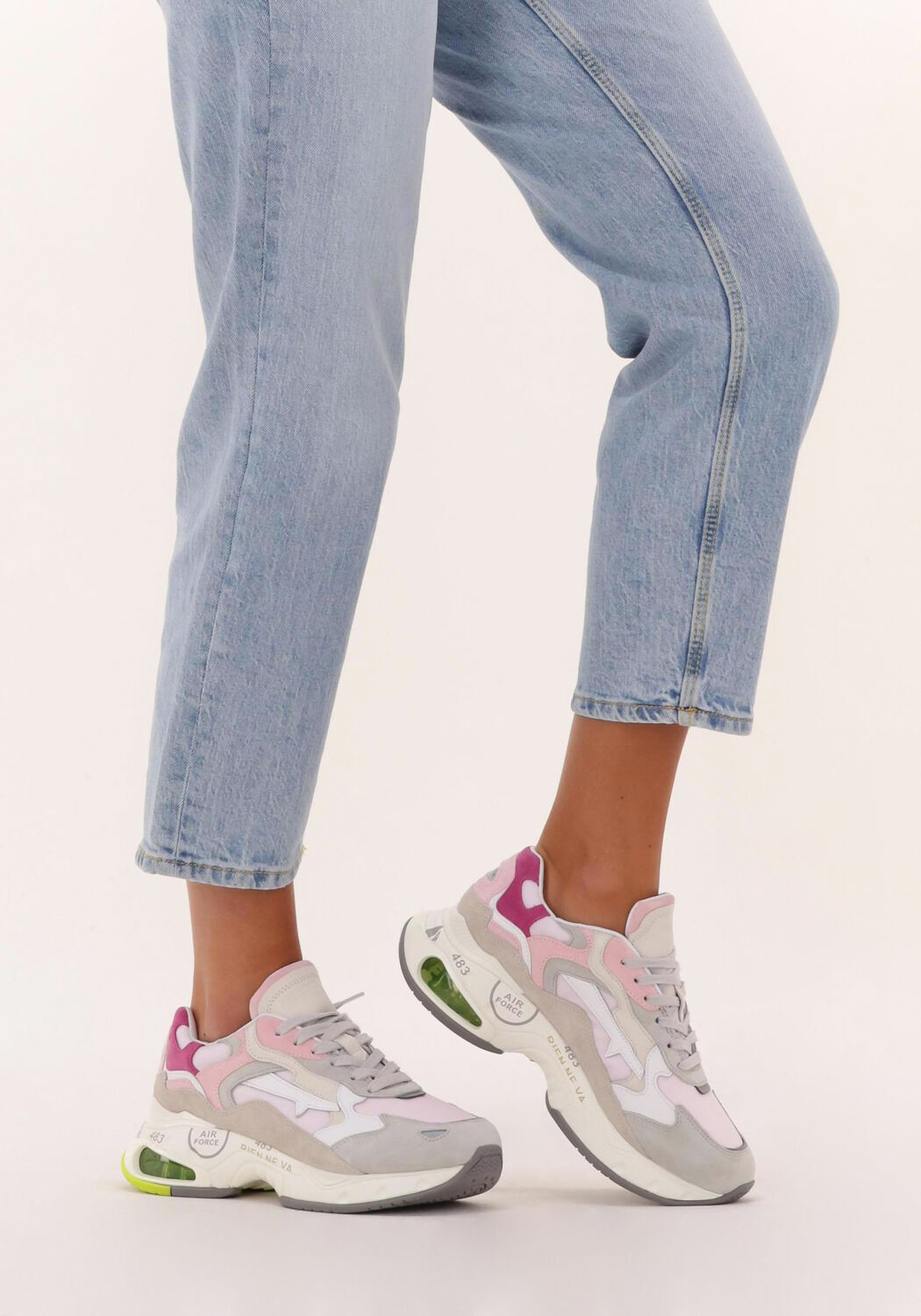 Roze PREMIATA Lage sneakers SHARKY-D - large