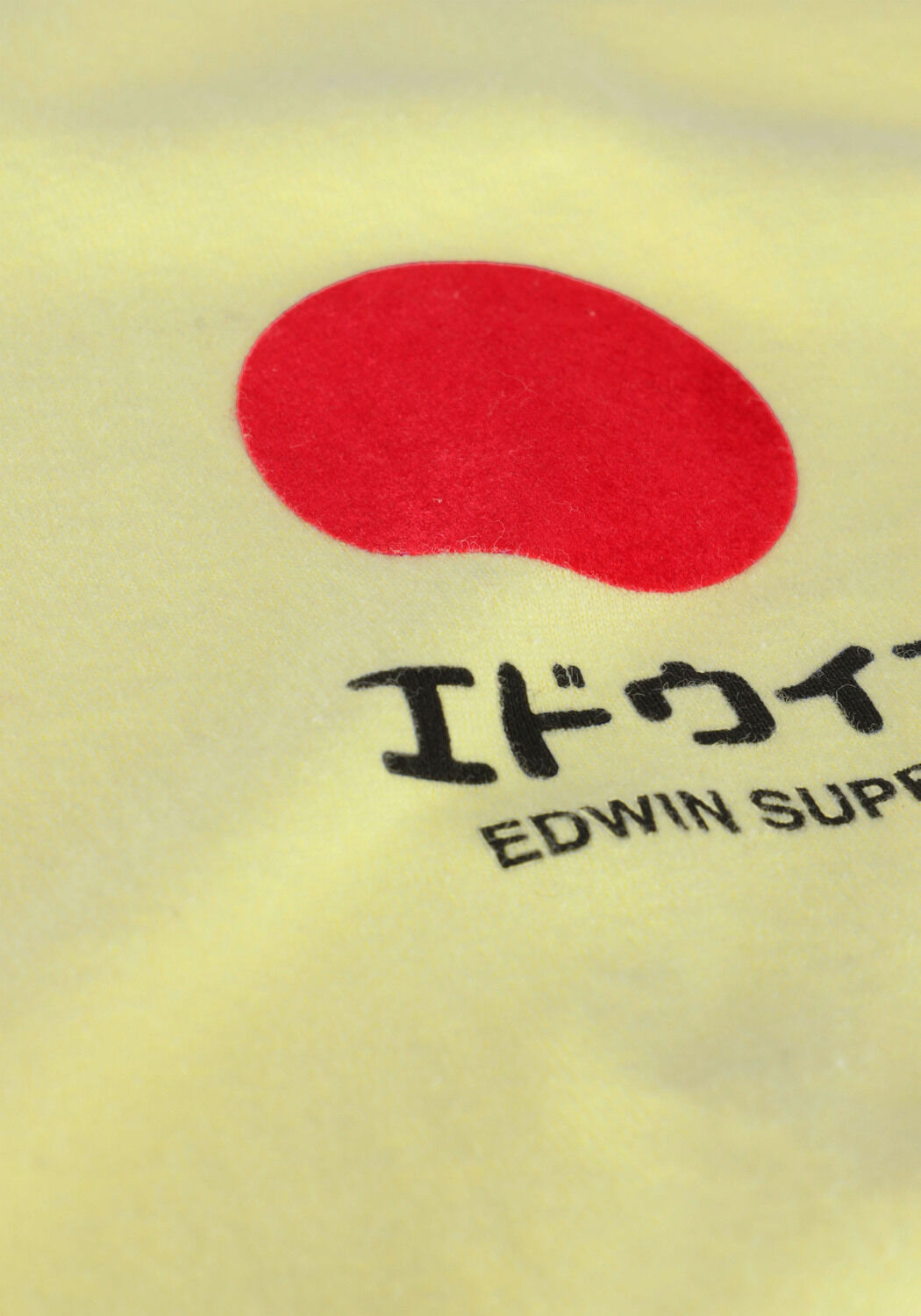 Gele EDWIN T-shirt JAPANESE SUN TS - large
