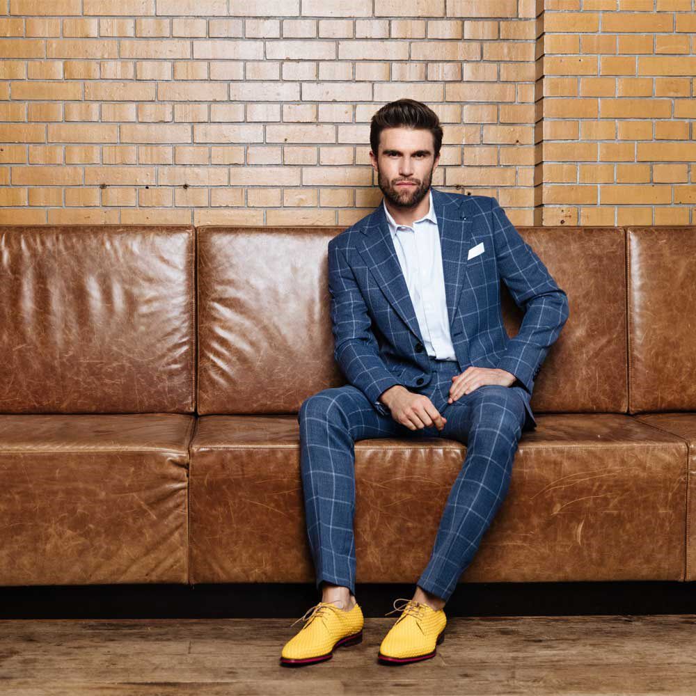 Gele FLORIS VAN BOMMEL Nette schoenen FLORIS VAN BOMMEL 14157 | Omoda