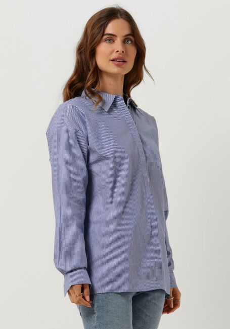 Blauwe MY ESSENTIAL WARDROBE Blouses 03 THE SHIRT - large