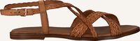 Cognac NOTRE-V Platte sandalen 431015 - medium