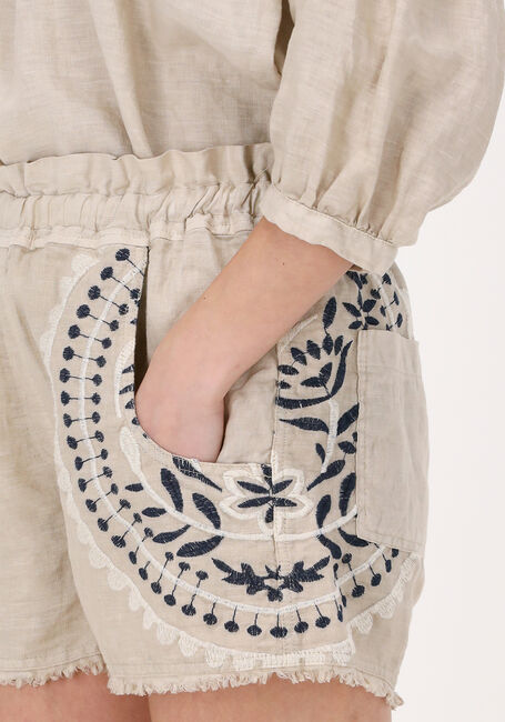 Zand GREEK ARCHAIC KORI Broeken SHORTS PAISLEY - large