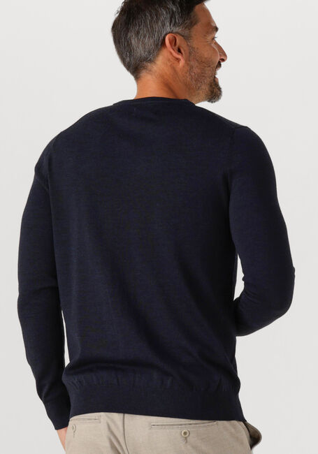 Donkerblauwe STEFANO LAURAN Trui CREW - large
