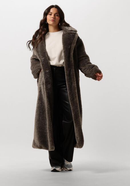 Grijze NOTRE-V Faux fur jas NV-EDDIE - large