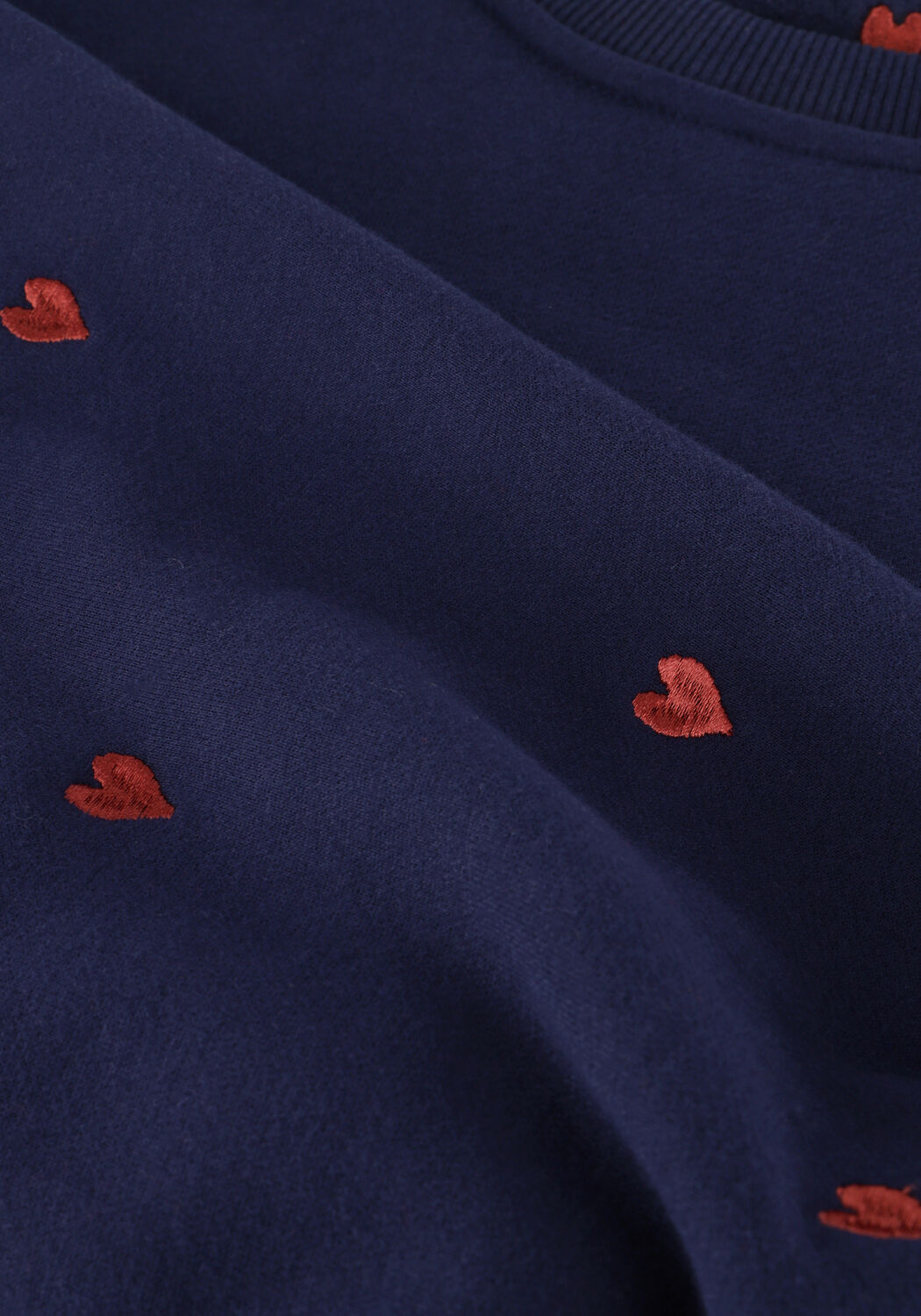 Donkerblauwe YDENCE Sweater SWEATER HEARTS - large