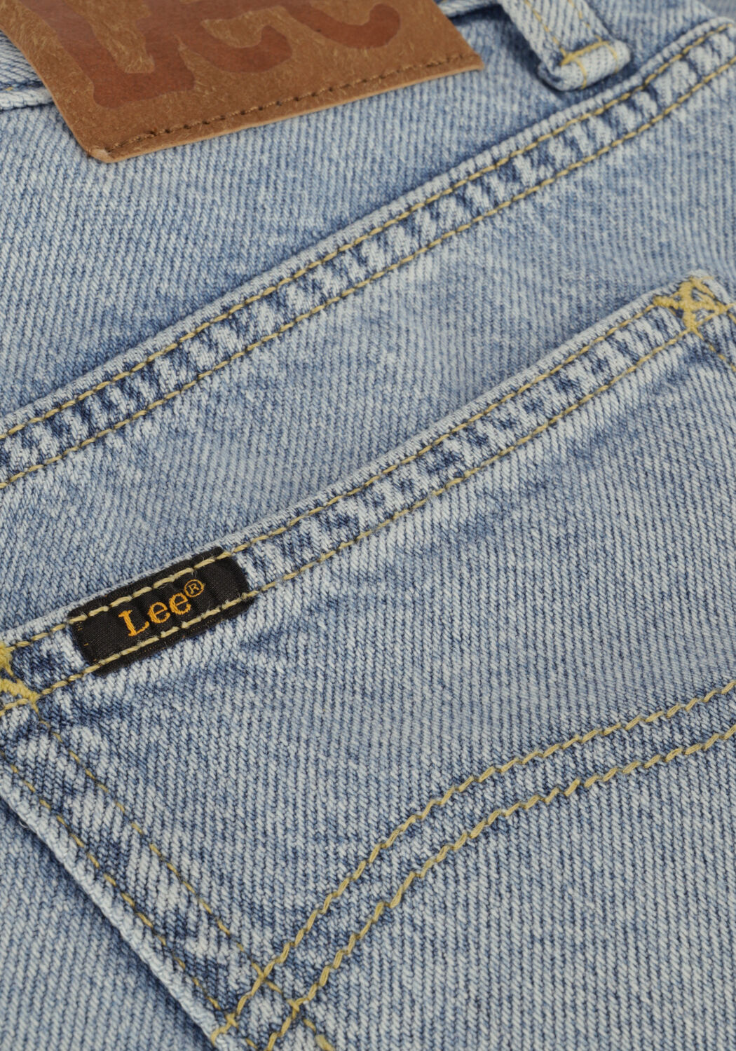 Blauwe LEE Midirok MIDI SKIRT L38FHLB20 - large