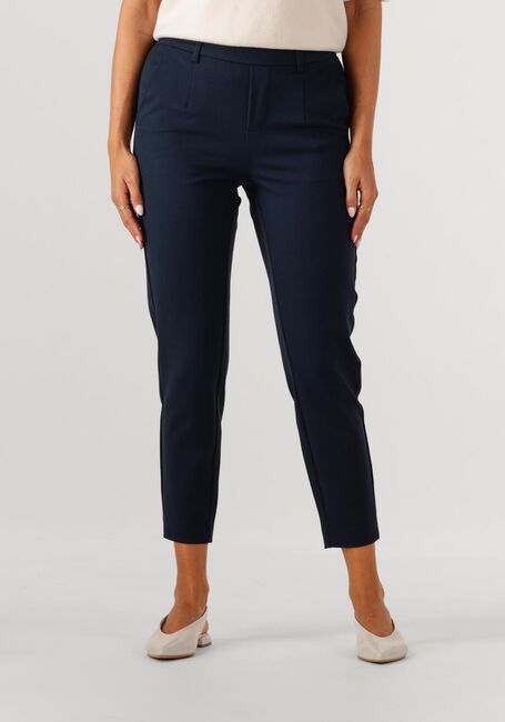 Donkerblauwe OBJECT Pantalon OBJLISA SLIM PANT - large